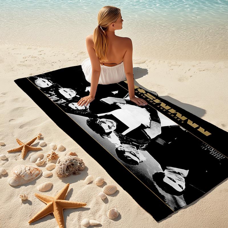 Till Lindemann, Lead Singer of the German Heavy Metal Rock Band Rammstein, Outdoor Camping Vacation Swimming Beach Scarf Decorative Blanket F9