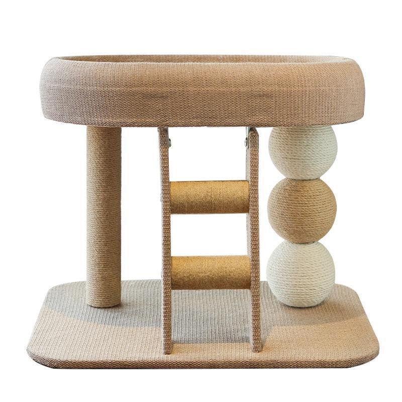 JINGRUIXIANG Cat Tree with Condo and Scratching Post