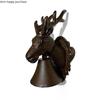 Iron Horse Head Deer Head Bell Hanging Decorations Wind Chimes Doorbell Wall Mounted Decoration Crafts Animal Wall Hanging