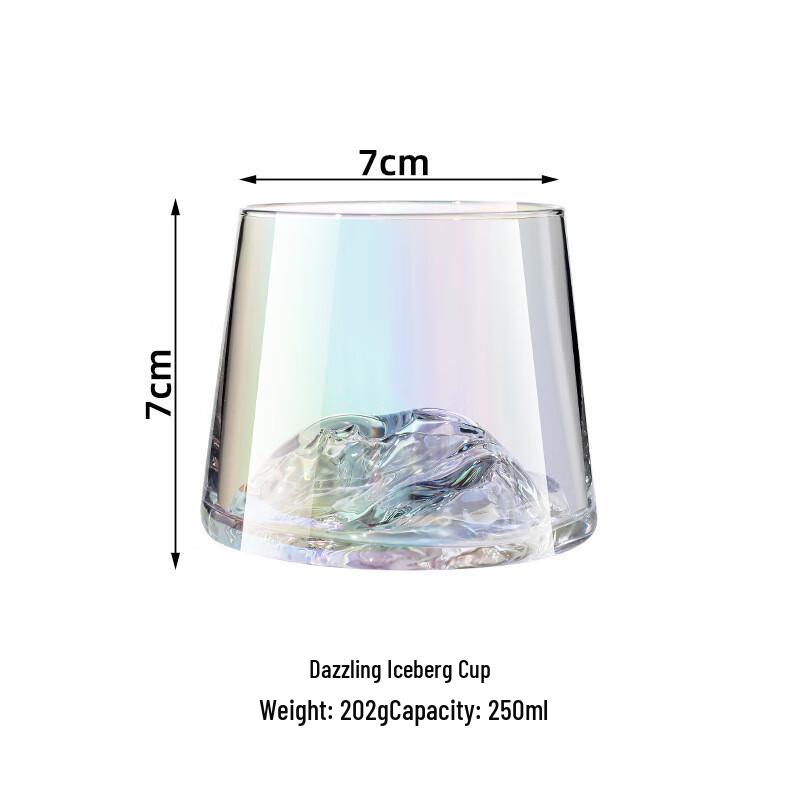 Iceberg Mountain Glass Cup Set