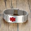 Stylish Men Stainless Steel Stretch Mesh ID Bracelets Custom Jewelry Personalize Engrave Stainless Steel Wrist Gifts Free Ship