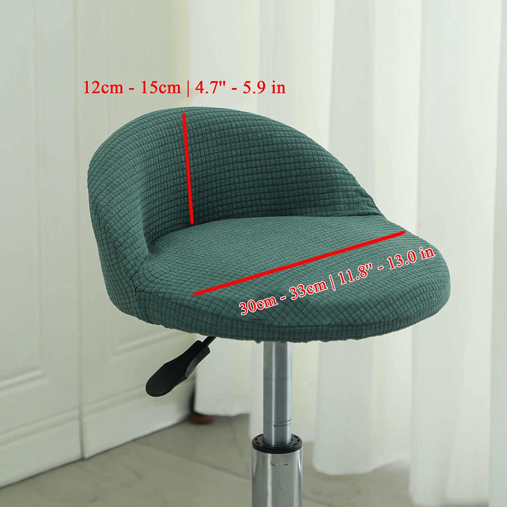 Bar Counter Swivel Chair Cover Washable Removable Universal Chair Covers Modern Wear-Resistant Dining Stretch Stool Slipcover