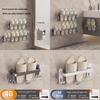 Modern Space Aluminum Wall Mount Shoe Rack With Waterproof Design For Bathroom And Kitchen Storage