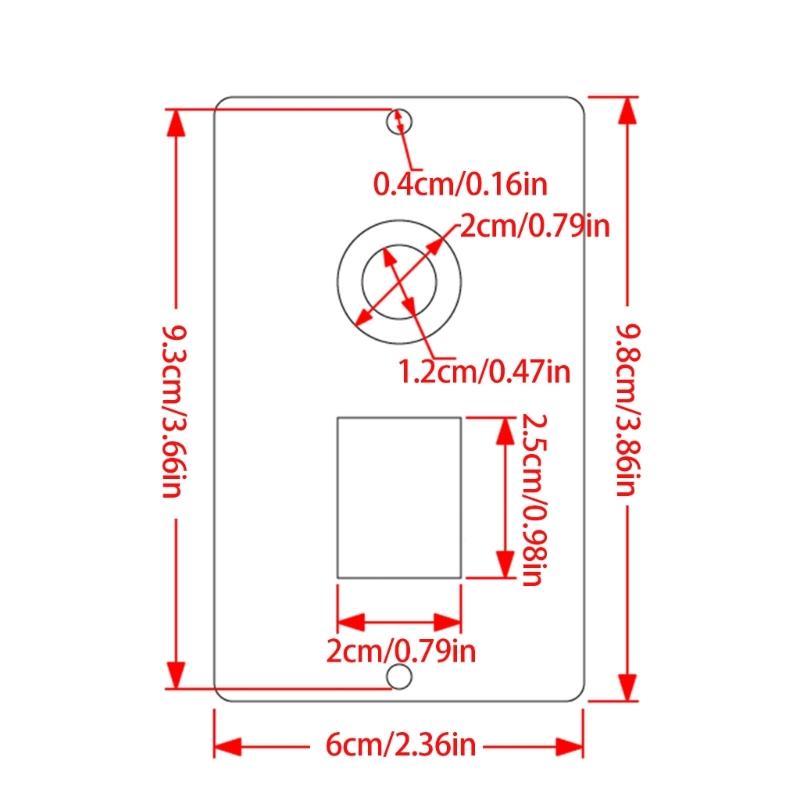 Strong Motor Speed Regulator with Inversable Function 10 To 60V 6A Brushed Motor Controllers ABS for Packaging