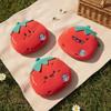 [J] Cartoon Plush Tomato Coin Purse Pendant Cute Portable Wallet Storage Pouch Hanging Ornament Bag Decoration Accessories Gift