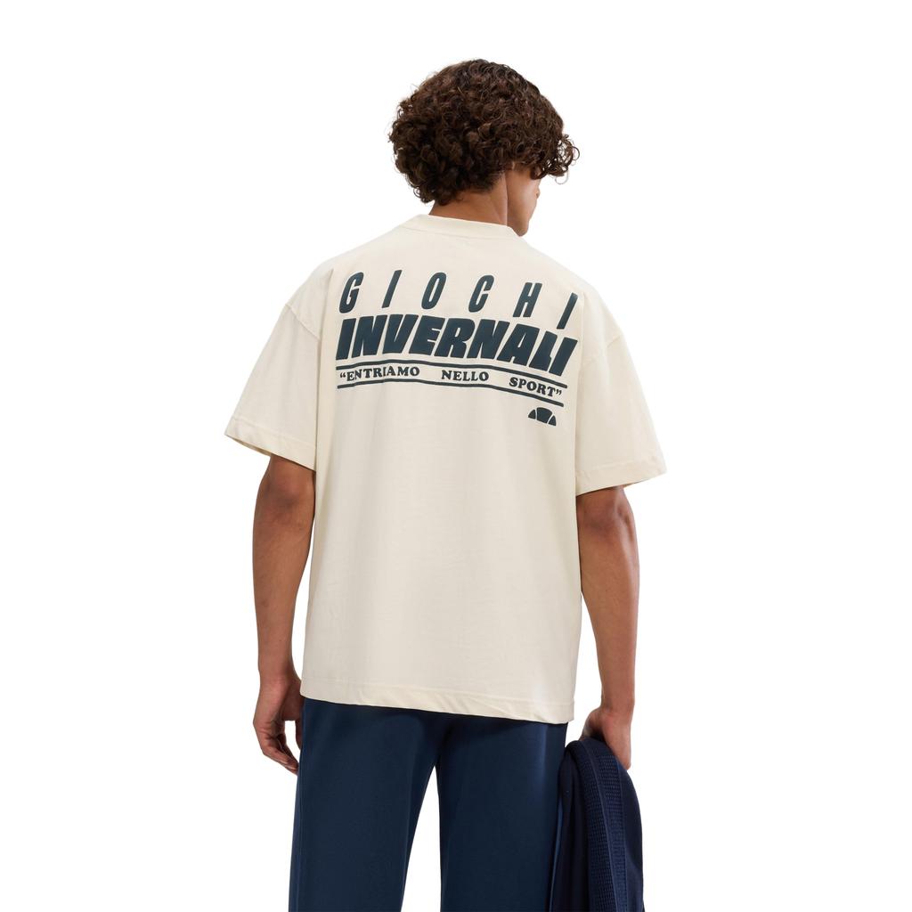 Ellesse Mens Entriamo Back Print T-Shirt