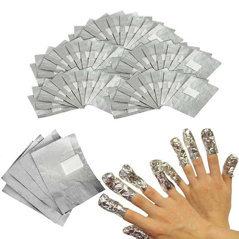 

Nail Polish Remover Foils with Cotton Pads - 100 Sheets Smooth Foil Cotton/50 pieces per pack