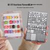 X-011 Heartbeat Nail Art Transfer Plate with Scraper – Stylish and High-Value Designs