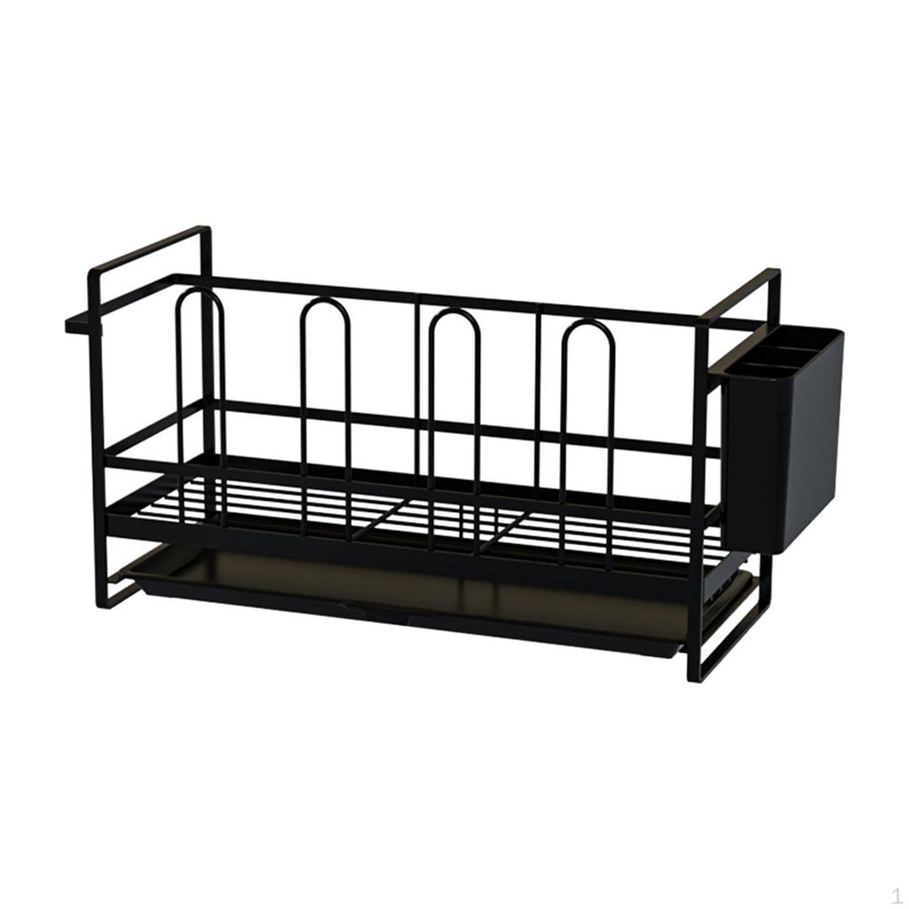 Kitchen Plate Sink Tidy Rack Storage Holder Organizer Drainer Dishes Draining