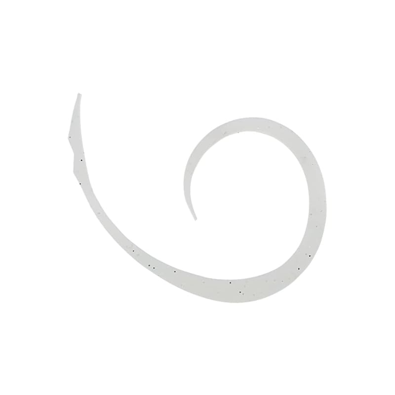 JACKALL Bin Bin Switch T+ Tie, Micro Curly Slim, Прозрачный Каме