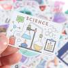 100 ks nálepka Science Chemistry Laboratory pro kufr na notebook na skateboard