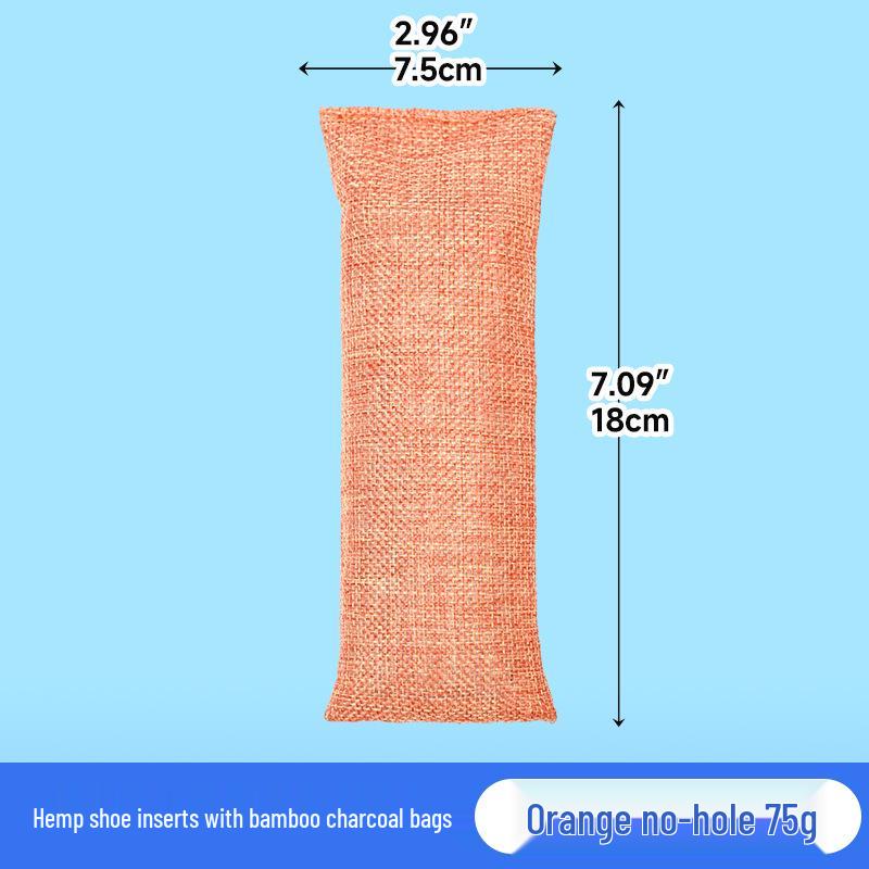 

Bamboo Charcoal Odor Removal Bag – 75g Activated Carbon Deodorizer for Shoes & Home