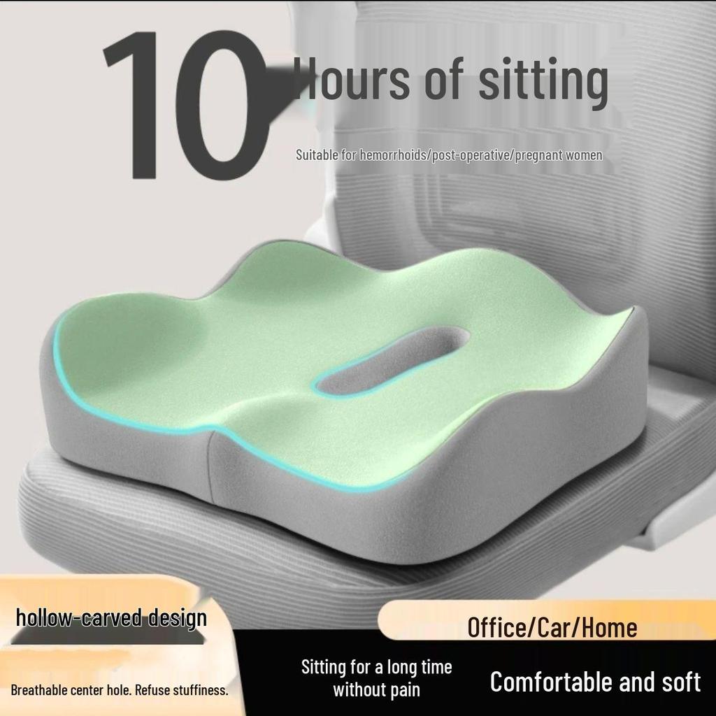 Memory Foam Breathable Office & Student Back Support Cushion