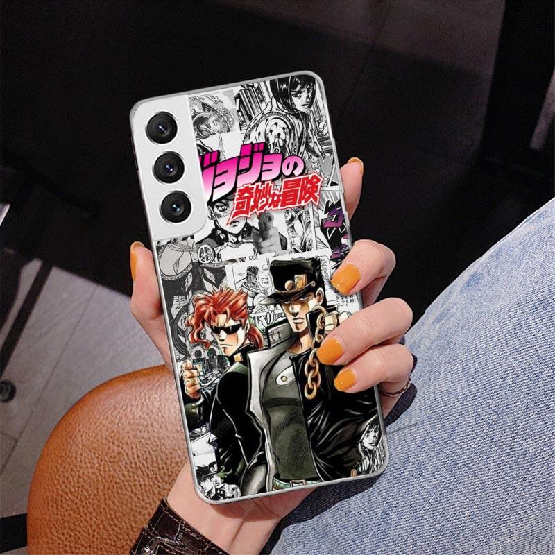 JoJo's Bizarre Adventure Stardust Crusaders Phone Case For Samsung Galaxy S24 S25 Edge S26 Ultra S23 S22 S21 Plus S20 FE + Perso