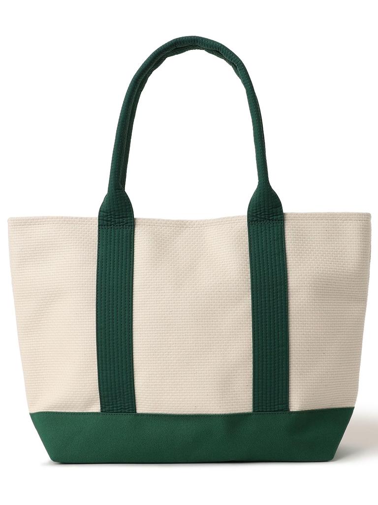 Beams Japan Canvas Bag (UNISEX) Sasicco OBI Tote Bag (Green, Free Size)