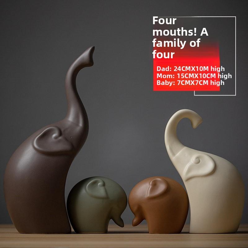 Nordic Ceramic Figurine Ornaments for Living Room TV Cabinet Wine Cabinet Entryway Deer Sculpture Creative Home Decor