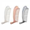 Manual Scalp Massager Head Comb Stainless Steel Portable Gua Sha Facial Tool for Blood  Stress Relief