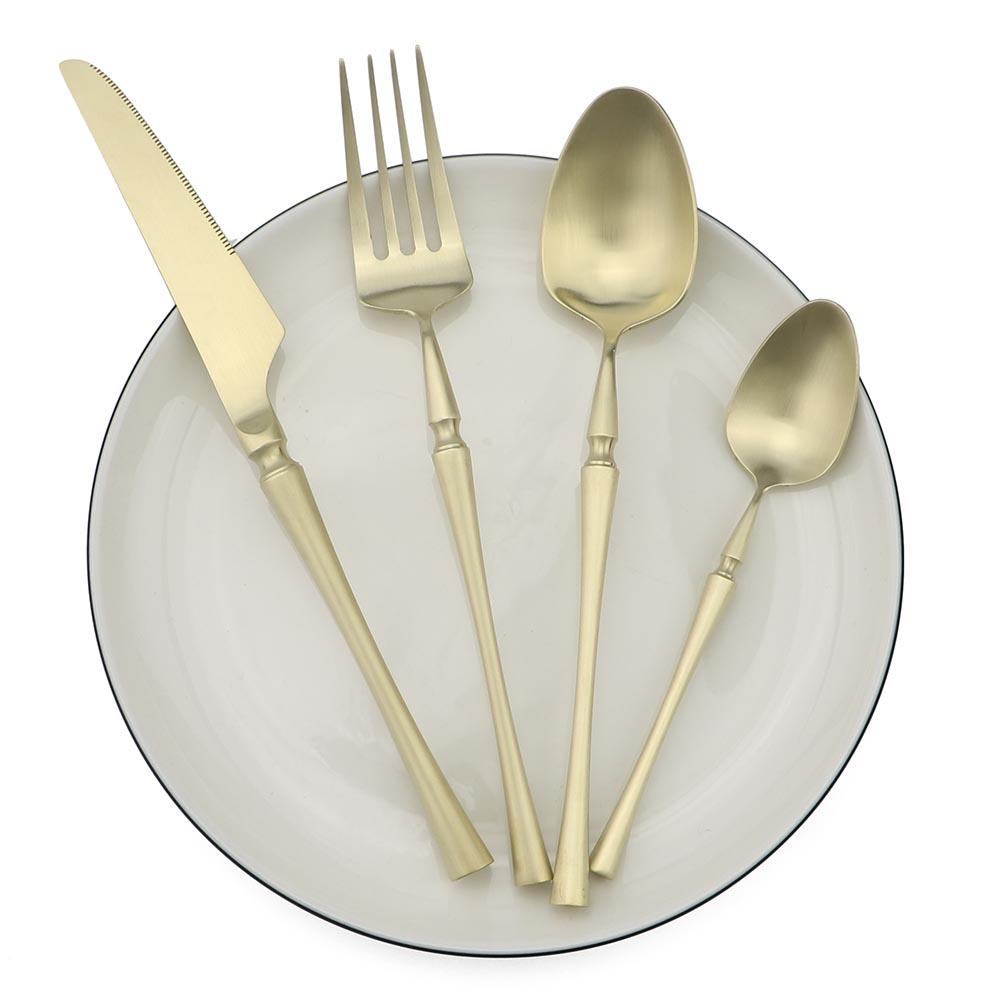 Purple Cutlery Stainless St Steel Matte Polishing Black Dinnerware Set Tableware Dinner Knife Fork Soup Kitchen Accessories