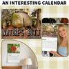 Natural Bottom Calendar, 2026 Planning, Fun Paper Calendar, Gifts For Adults And Children