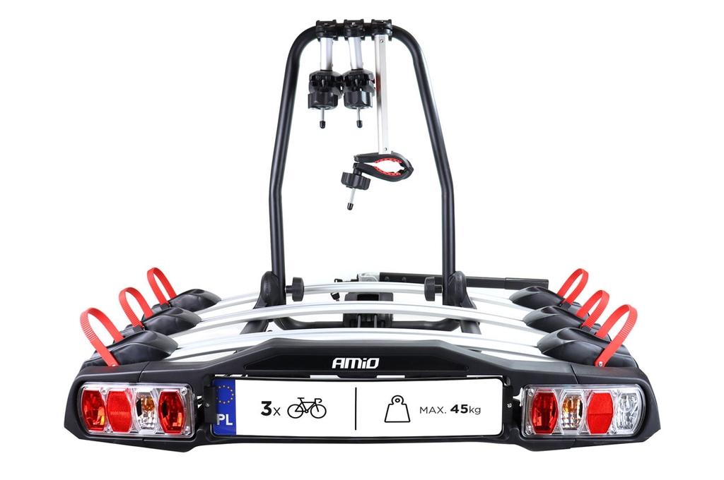 Towbar-Mounted Bicycle Rack - 3 Bikes Tbc-01/3