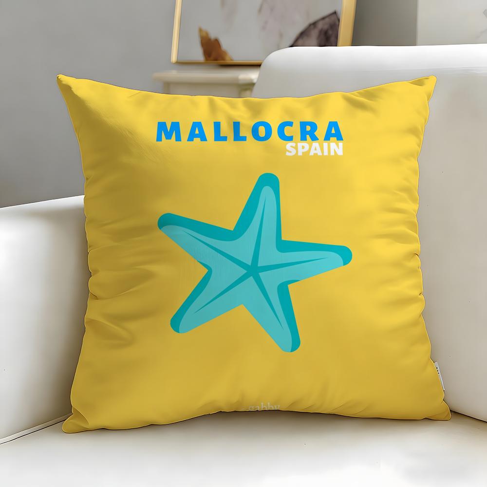 classic theme Travel Vacation Series Cushion Cover Soft  EasyWash Pillow Case  Versatile for Couch Bed Travel and Office