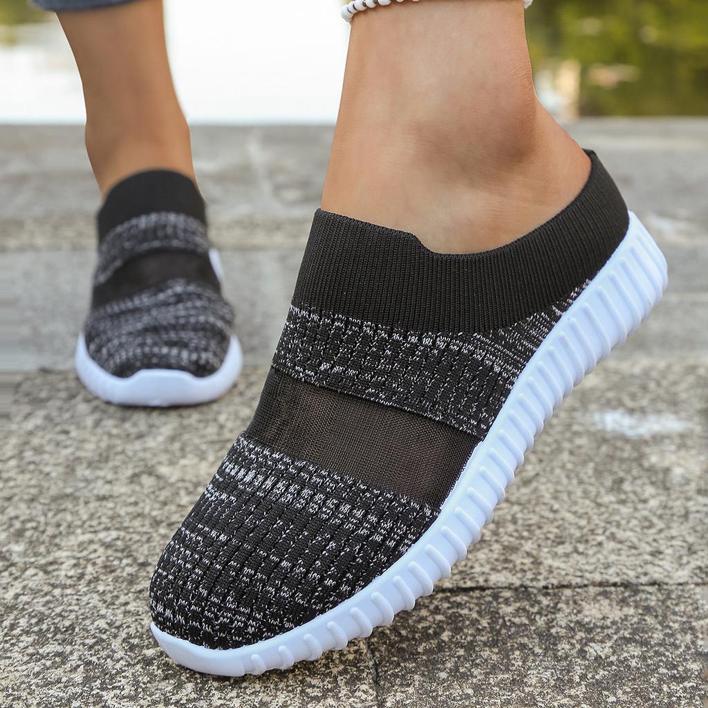 Women Mesh One-pedal Comfortable Soft-soled Shoes, Casual Lazy Shoes