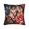 Katseye Kpop Style Square Pillow Cases Cushion Cover Vintage Zippered Decorative Throw Pillow Case Cover For Home 45X45Cm