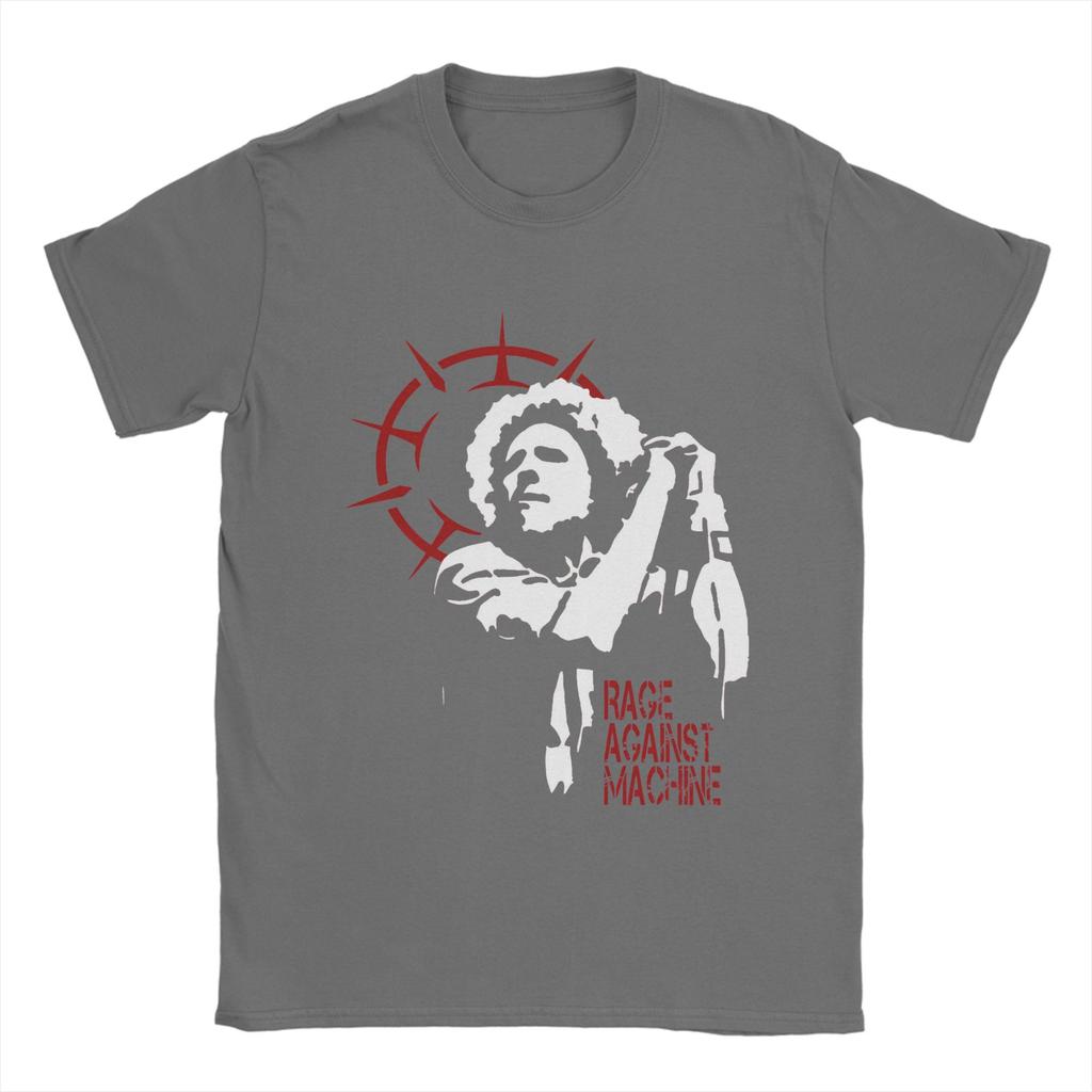 Vtipné tričko Rage Against The Machine pro muže, kulatý límec, 100% bavlna, krátký rukáv, tričko s potiskem, plus size oblečení