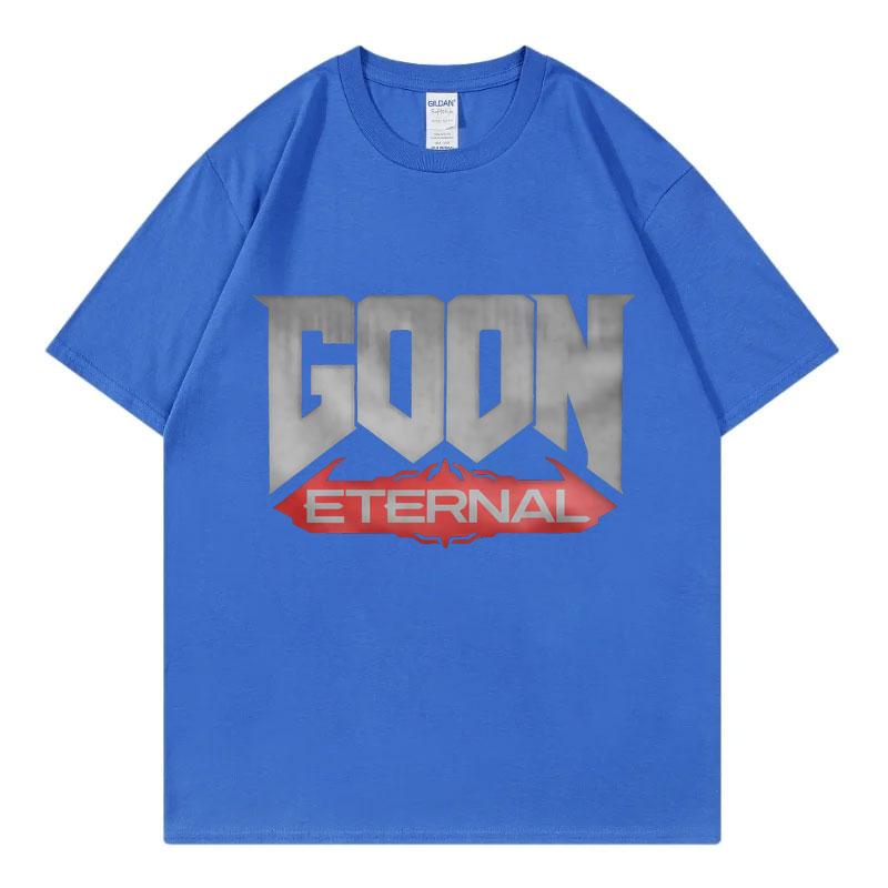 Goon Eternal Funny Meme T Shirt Men's Women's Fashion Vintage Short Sleeve T-shirt Summer Casual Loose T-shirts Y2k Streetwear