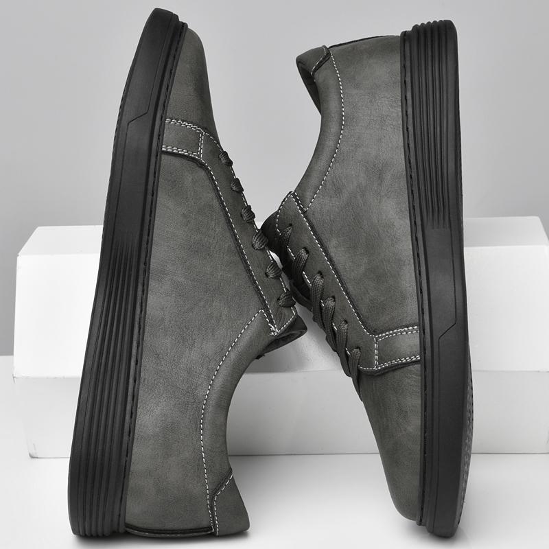 Scarpe Casual Versatili Uomo Traspiranti Scarpe da Skate Tempo Libero Uomo Scarpe Vulcanizzate Comfort Sneakers Retro con Lacci Calzature da Passeggio
