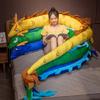 220cm Long Dragon Stuffed Toy Giant Size Dragon Soft Animal Doll Creative Gifts