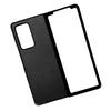 Leather Protective Case for Samsung Galaxy Z Fold 2 Shockproof Phone Case Cover ShellBlack