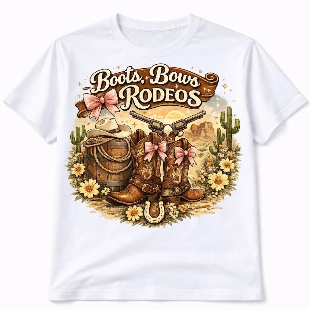 

Rodeos Western Graphic T Shirt Trendy Boutique Style Tee Womens Gifts White XL