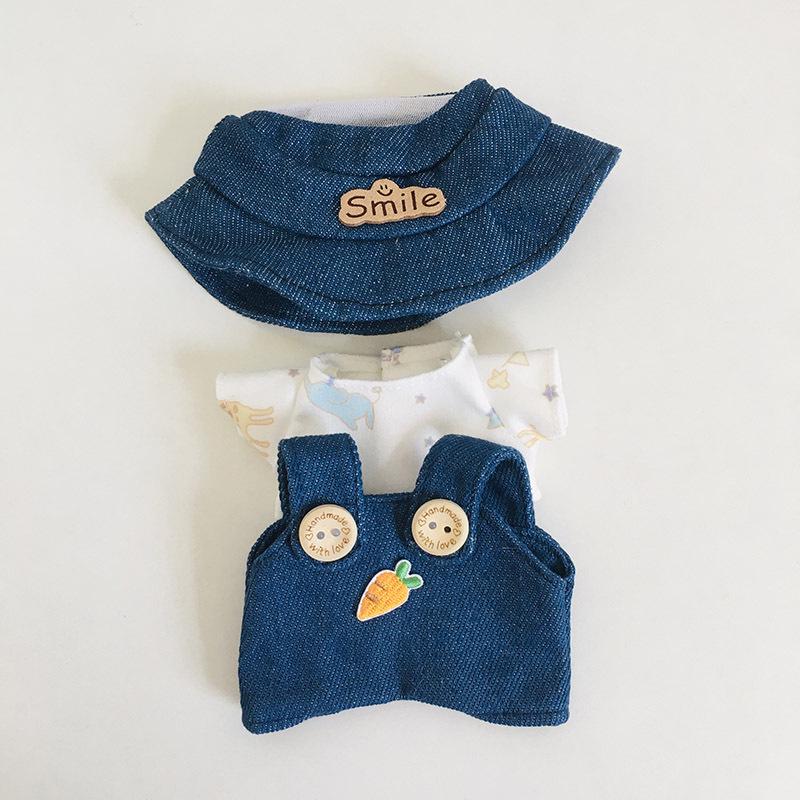 בגדי בובת קטיפה ויניל חמודה 17 ס"מ קופסה עיוורת - תליון LaBuBu שמלת אביזרים