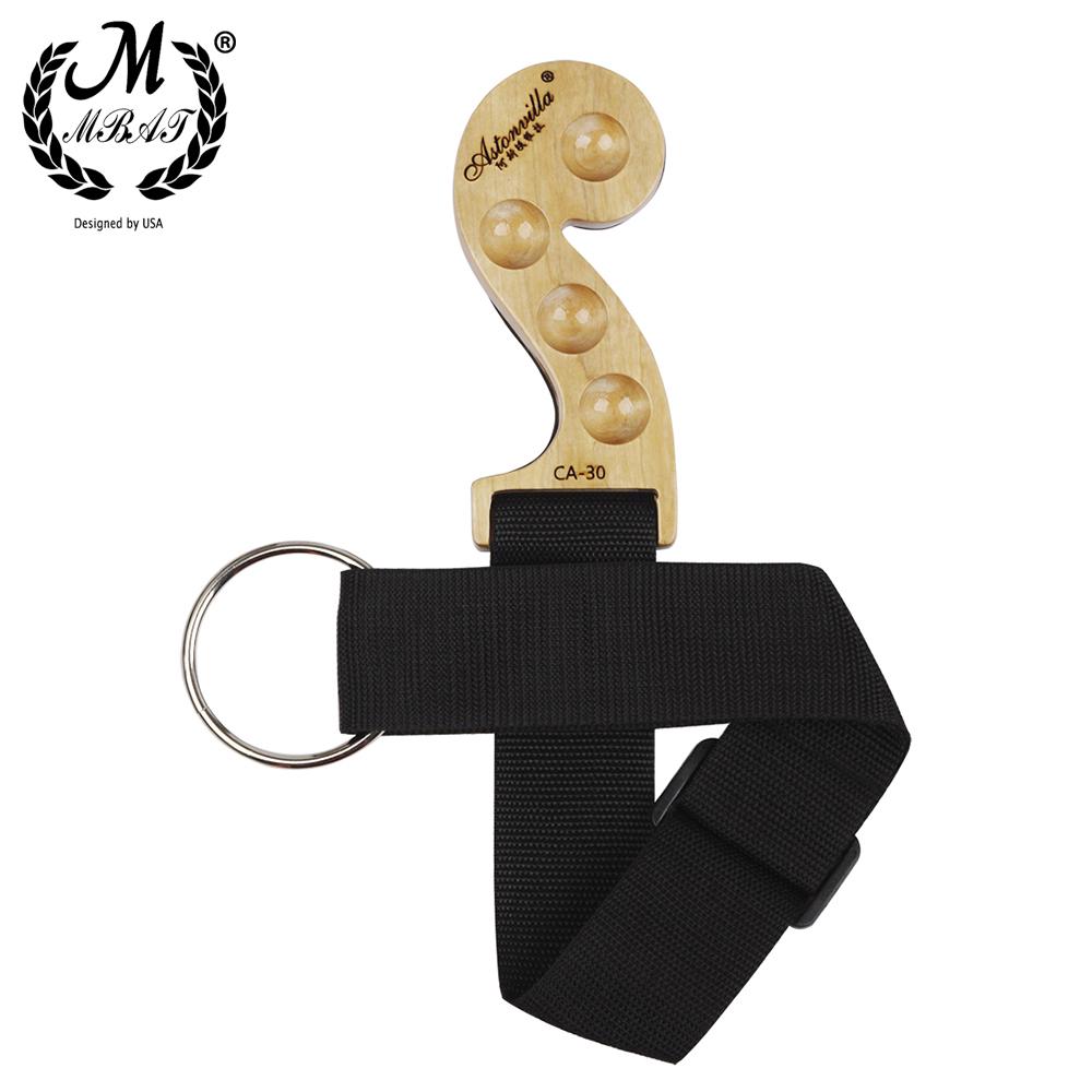 M MBAT Cello Non-Slip Pad with Nylon Strap Cello Solid Wood Bottom Pad Tail Pin Non-Slip Pad Stringed Instrument Accessories