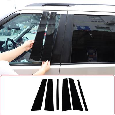 For Land Rover Discovery 3/4 LR3 LR4 2004-2016 ABS Black Car Window B-pillar Center Pillar Trim Strips Sticker Car Accessories