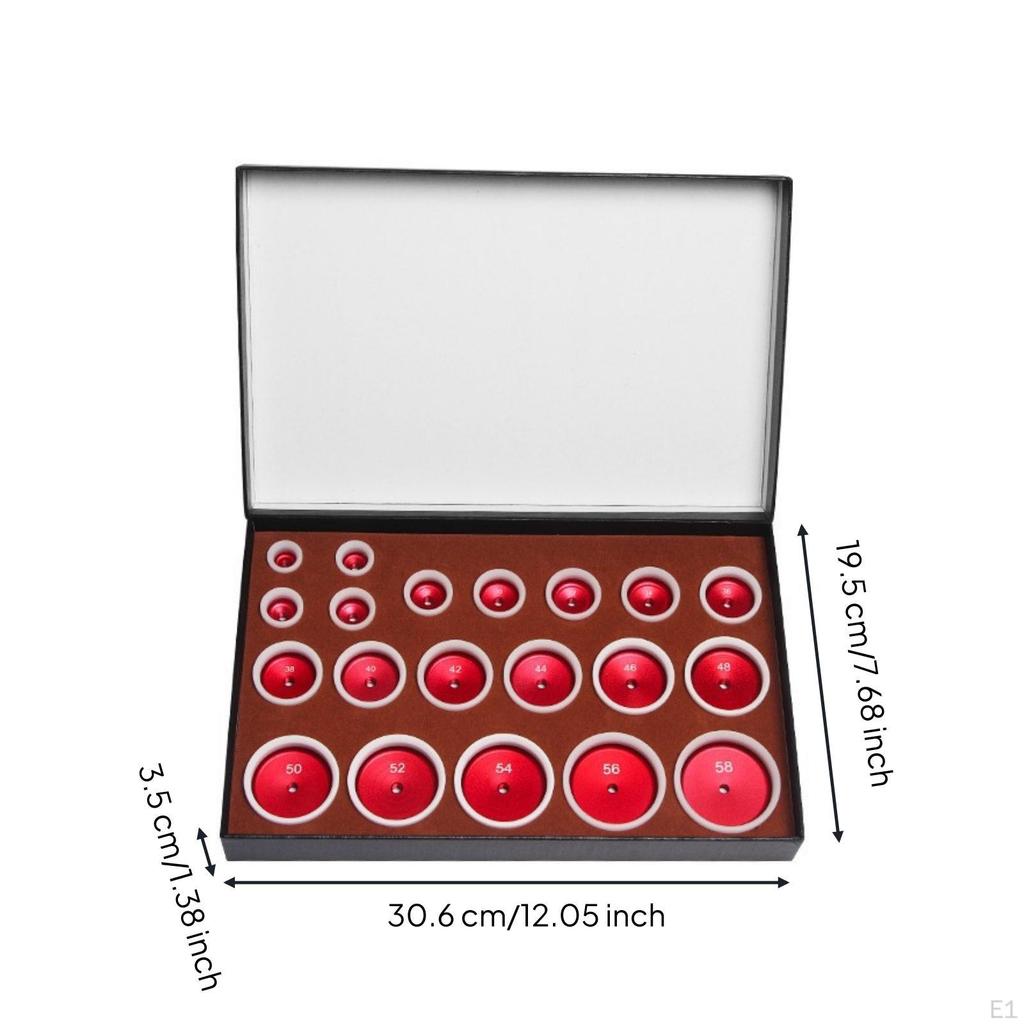20 Pieces Watch Case Press Form Kit Professional for Watchmakers, Hobbyists