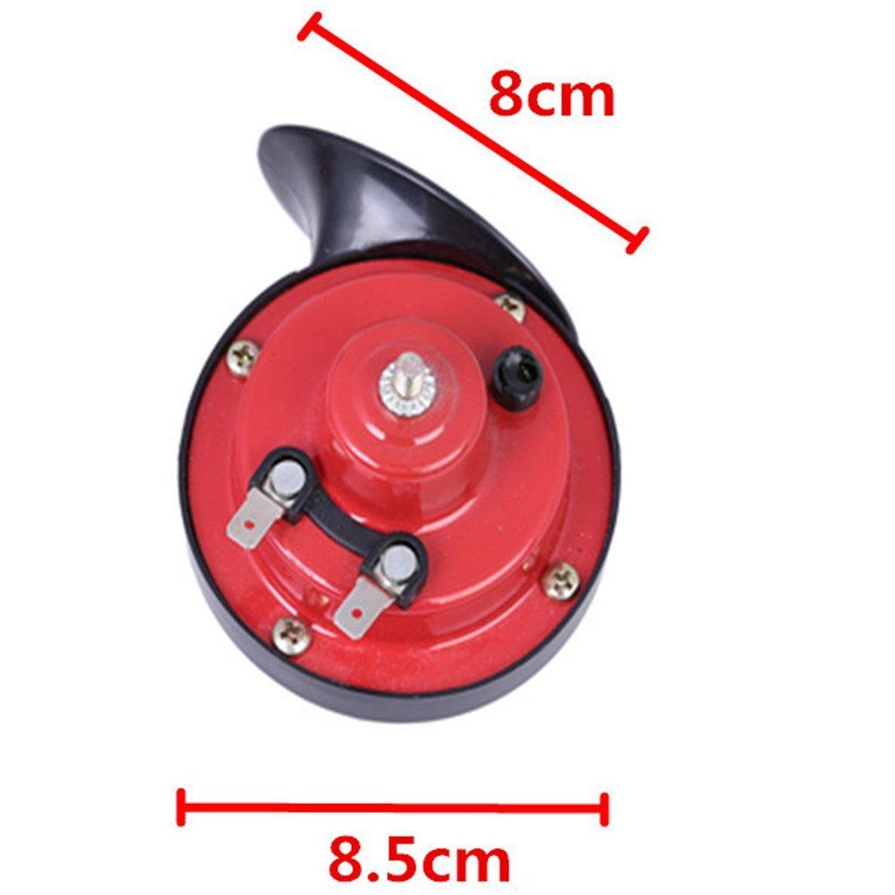 Para 120db Ślimak Air Horn Głośny Dual Twin Tone Motocykl Samochód Rower Ciężarówka 12V