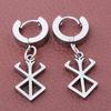 Berserk Earrings For Men Women Titanium Steel Cartoon Character Jewelry Summer Trend