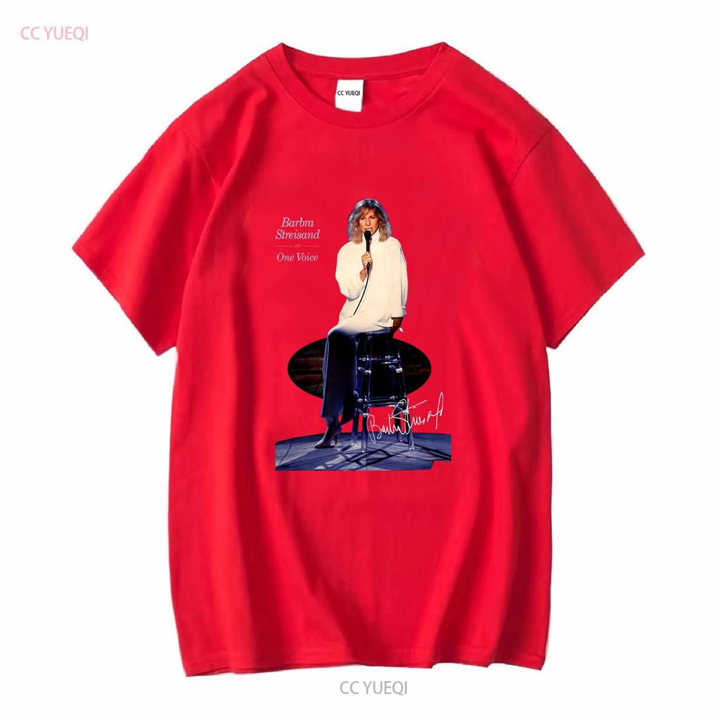 Barbra Streisand Signature For Man Woman Black All Size S 5XL T Shirt Vintage Washed Graphic Unisex Soft Breathable