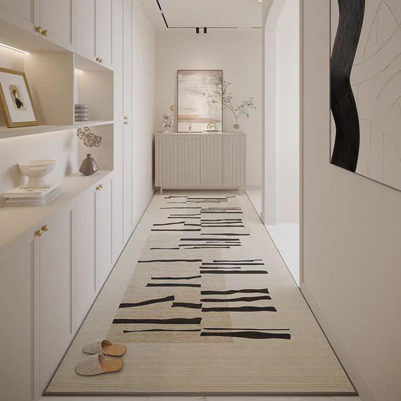 Korean Style Corridor Carpet Hotel Decoration Hall Runner Antiskid Long Hallway Area Rugs Ins Porch Entry Doormat Customizable