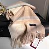 New  Winter Luxury Cashmere Women Plaid Scarf Warm Shawl And Wrap Bandana Pashmina Long Tassel Female Foulard Thick Blanket