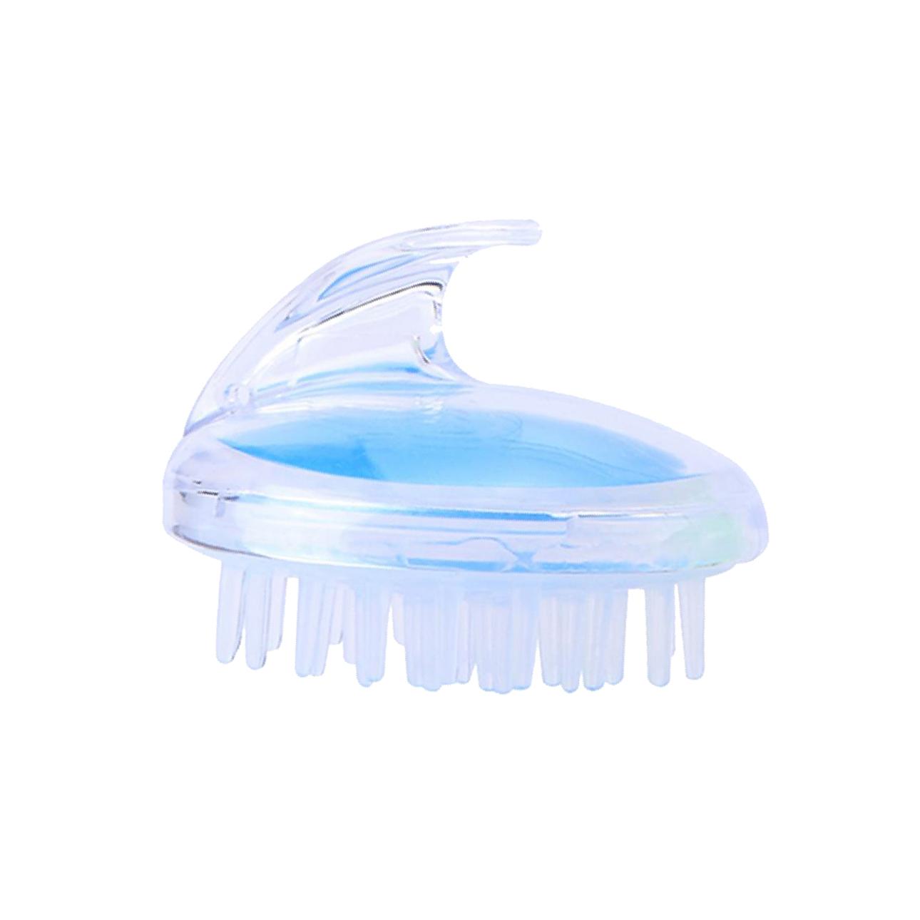 

1 x Silicone Shower Shampoo Body Wash Dandruff Brush Hair Scalp Massager небесно-голубой