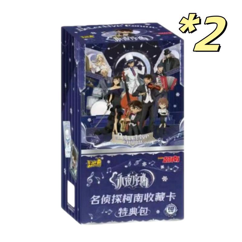 Genuine Detective Conan Collection Card Exquisite Black and Gold Character Card Anime Protagonist Peripheral Collect Gifts
