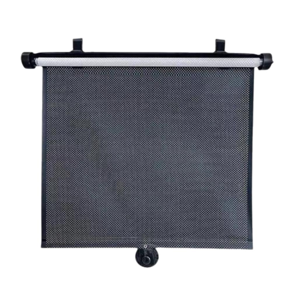 1pc Car Sun Visor Roll Up Retractable Curtain Universal Perforated Sunshade Blind For Side Windows UV Protection Car Accessories