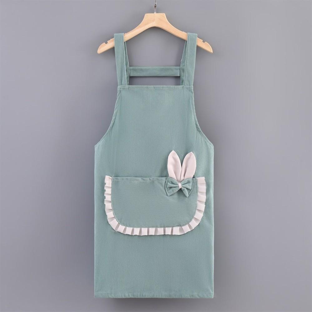 Breathable Chef Apron Corduroy Cooking Baking Bibs New Kitchen Apron  for Women Girl