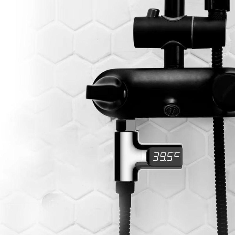 Hot Tub Water Temperature Monitor Self-powered Shower Faucets Bathing Temperature Meter  Household