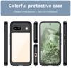 Coque TPU Colorée Transparente pour Google Pixel 9 Pro pour Google Pixel 8A 8 Pro Housse de Protection Claire Antichoc Couverture de Protection Complète