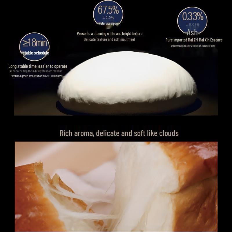Nanshun Yinghuang Japanese Finely Milled Bread Flour