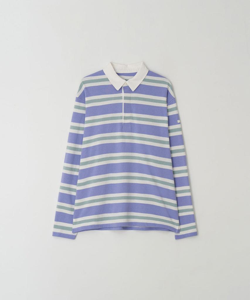 RMRN Loose Fit Stripe Rugby T-Shirt